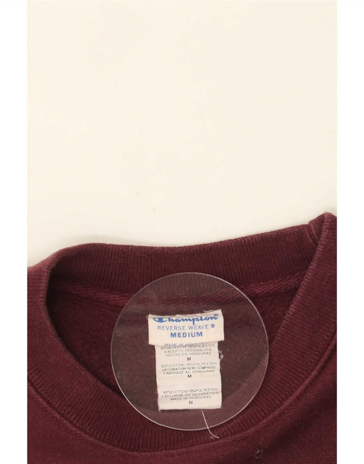 Champion Herre Reverse Weave Sweatshirt Jumper Medium Bourgogne bomuld