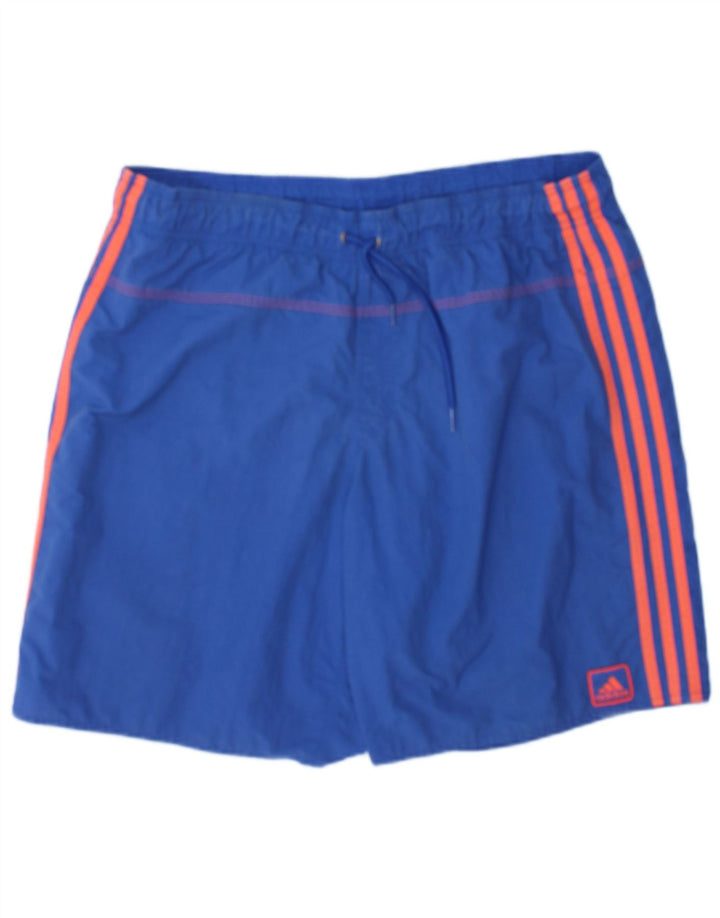 Adidas Badeshorts til mænd Store Blå Colourblock Nylon