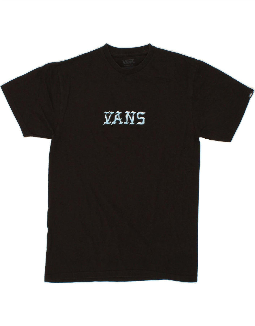 VANS Womens Classic Fit Graphic T-Shirt Top Medium Black Cotton Vintage Vans and Second-Hand Vans from Messina Hembry 