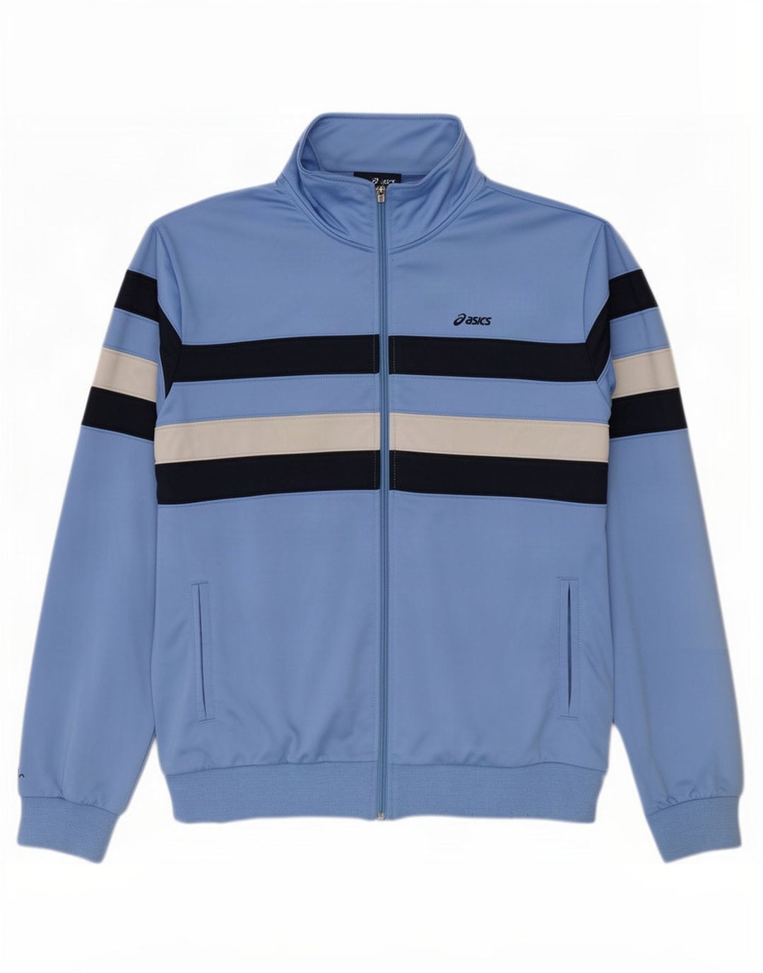 Asics Træningsdragt til mænd Topjakke XL Blå Colourblock Polyester