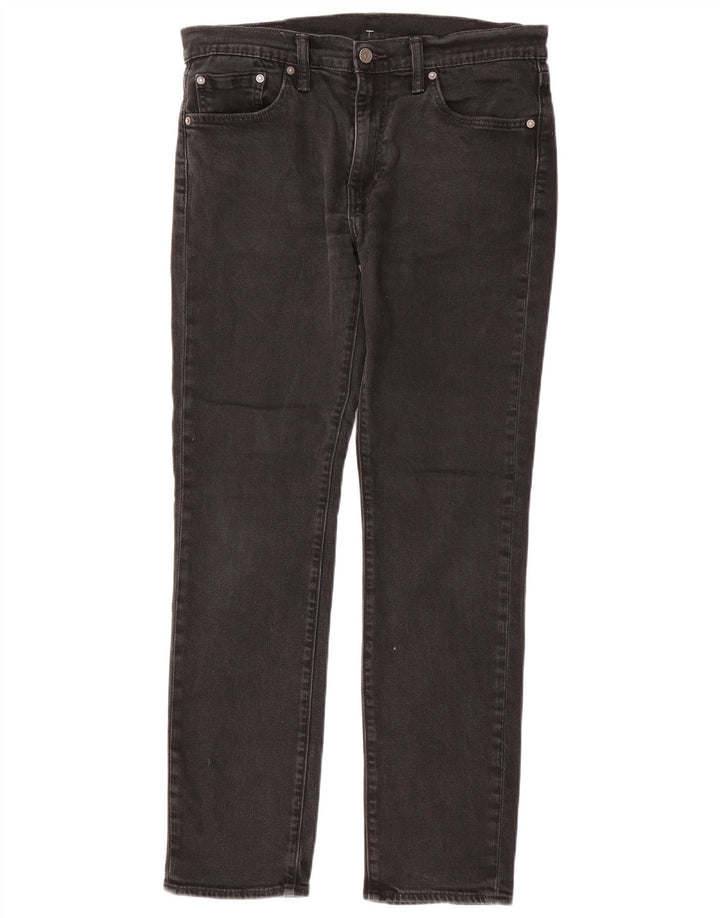 Levi's Herre 511 Slim Jeans W33 L32 Grå Bomuld