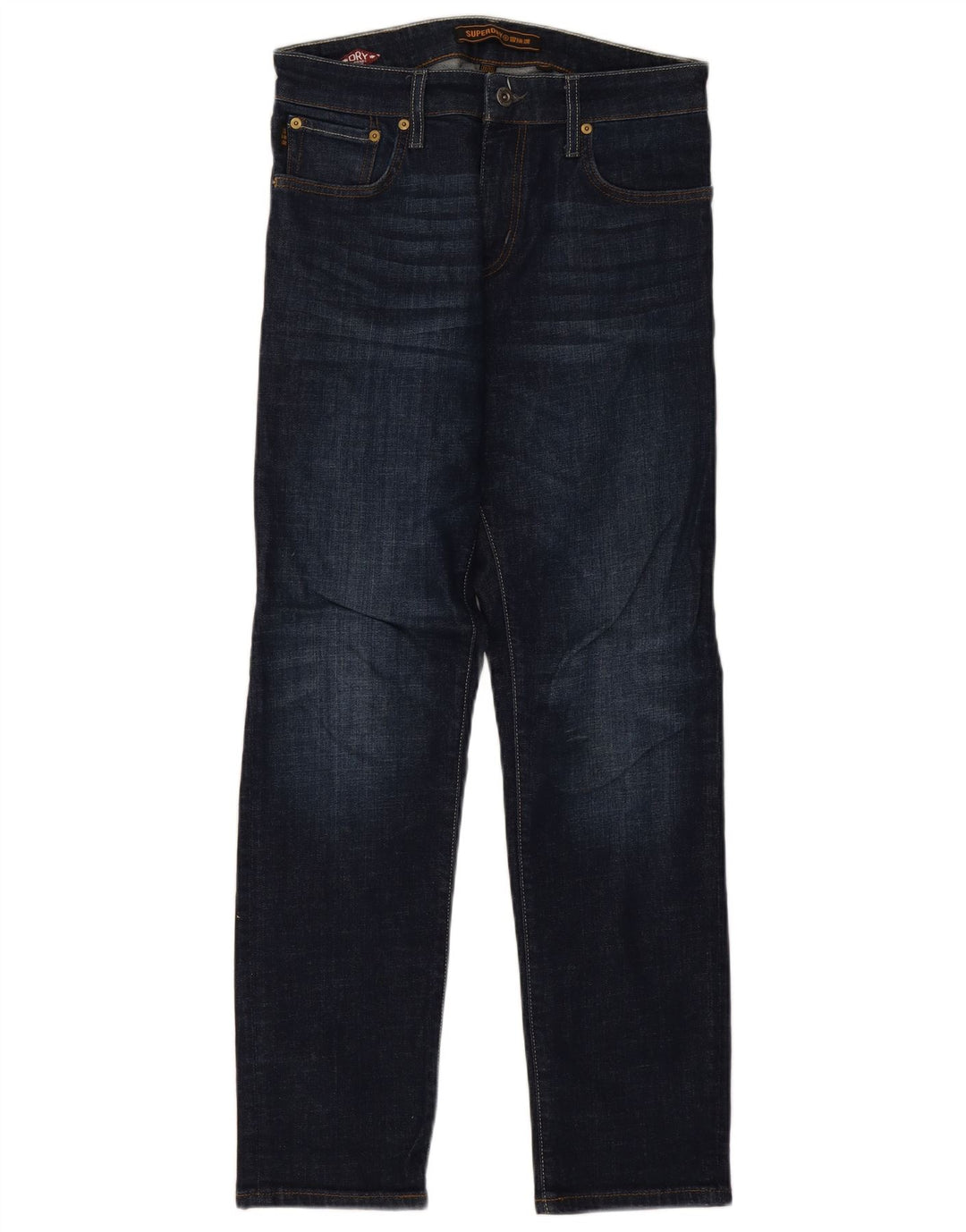 Superdry Slim Jeans til mænd W30 L32 blå bomuld