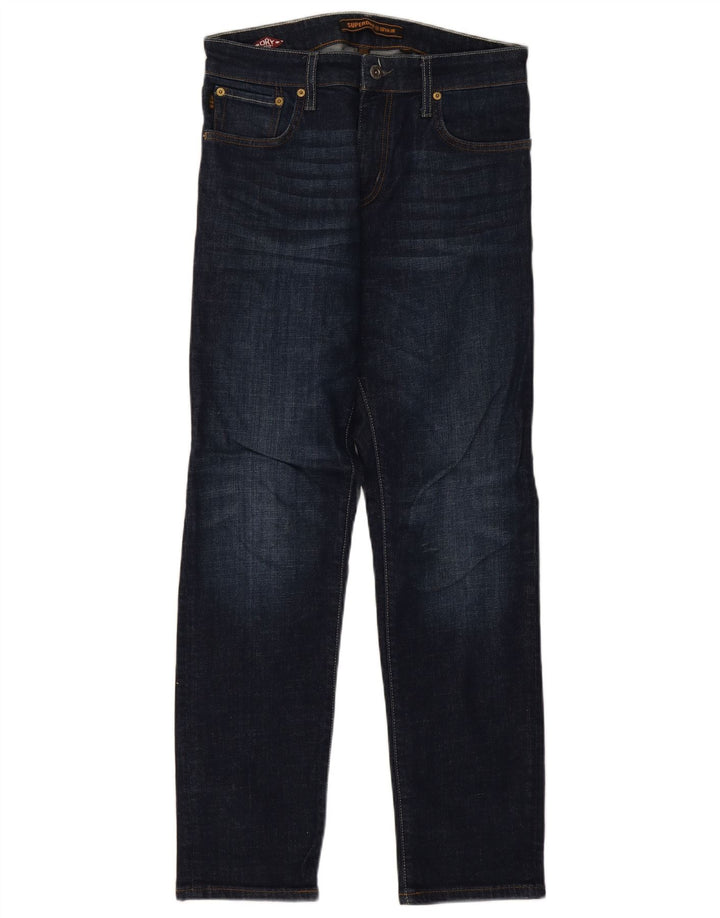 Superdry Slim Jeans til mænd W30 L32 blå bomuld
