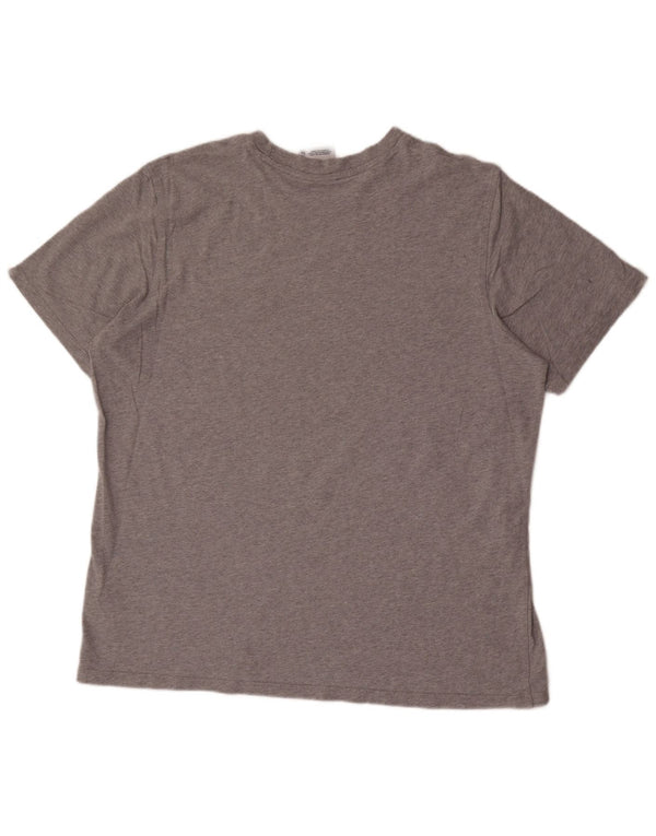 Adidas Herre grafisk T-shirt Top XL Grå Flecked Bomuld