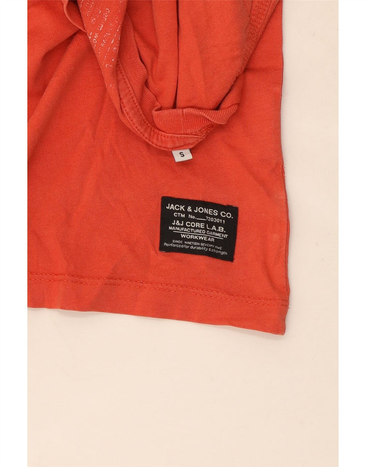 Jack & Jones Herre grafisk T-shirt Top Lille rød bomuld