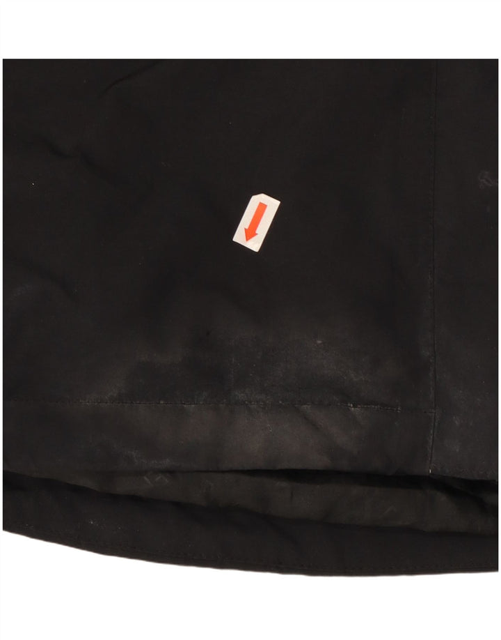 Mountain Warehouse Dame Regnfrakke med hætte UK 12 Medium Sort Nylon