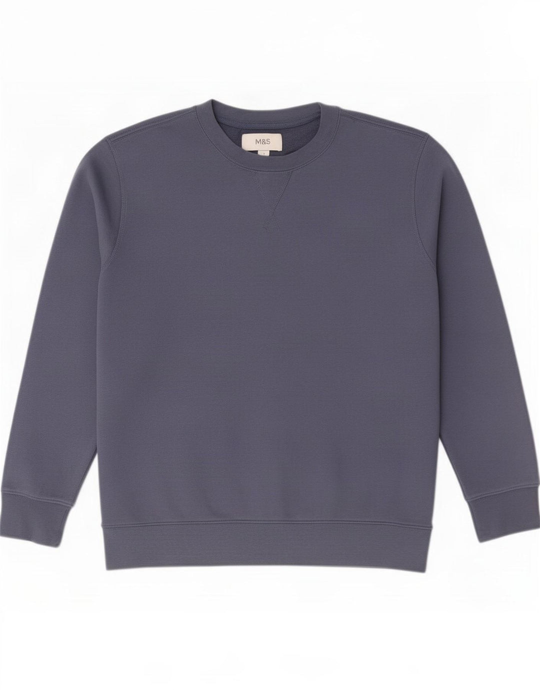 Marks & Spencer Herre sweatshirt Jumper Medium Navyblå Bomuld
