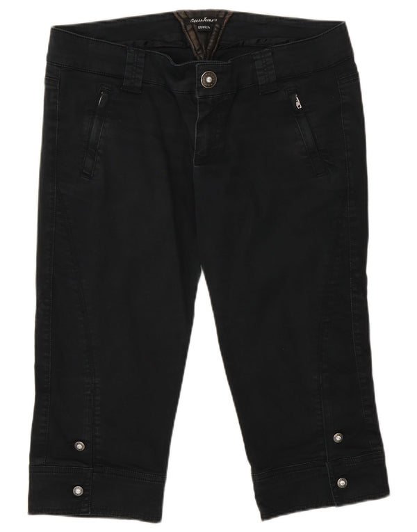 Guess Capri Bukser til kvinder W32 Large Black Bomuld