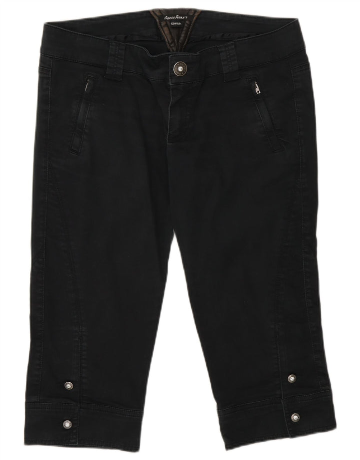 Guess Capri Bukser til kvinder W32 Large Black Bomuld