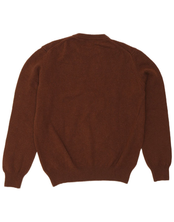 Marina Yachting Herre Crew Neck Jumper Sweater Small Brown New Wool