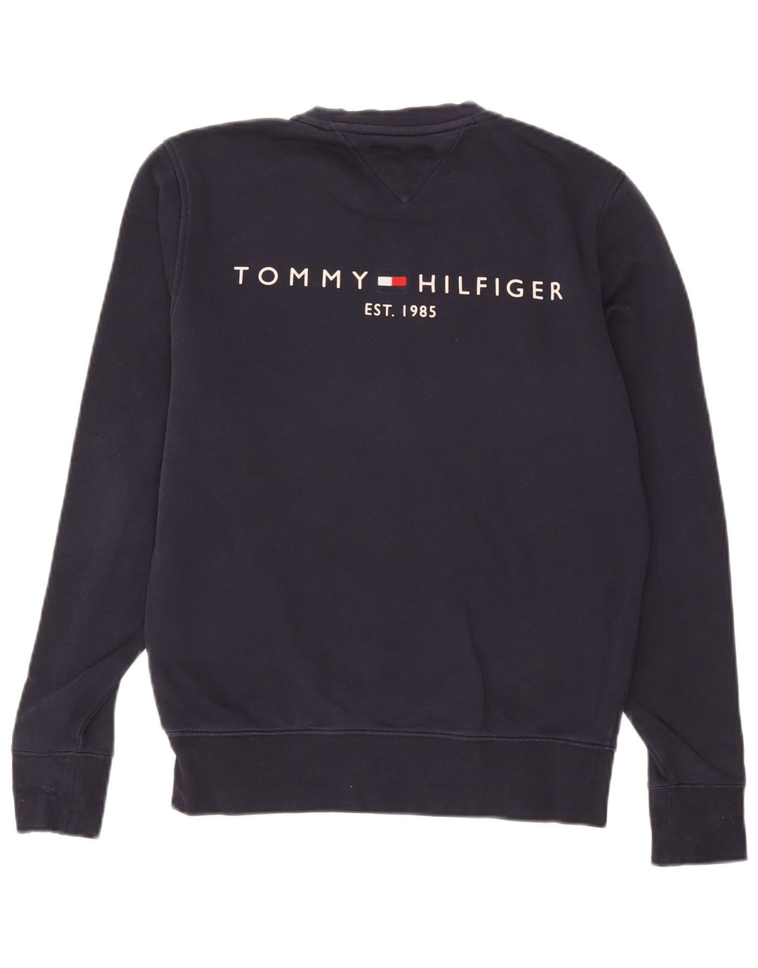 Tommy Hilfiger Herre Sweatshirt Jumper Medium Navyblå Bomuld