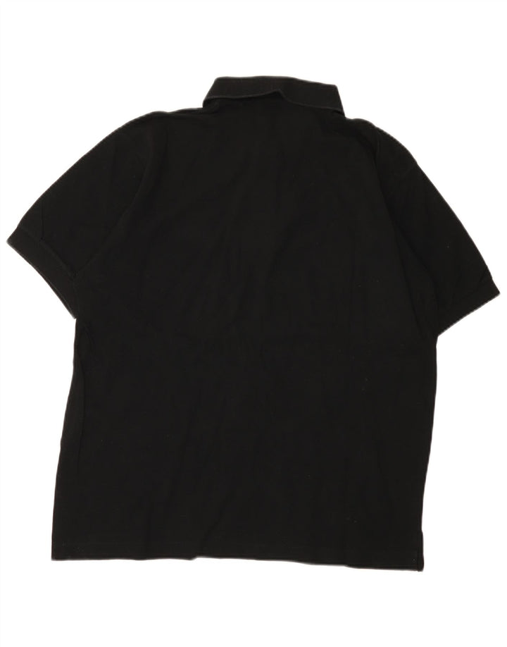 Sergio Tacchini Herre poloshirt IT 48 Medium Sort Bomuld