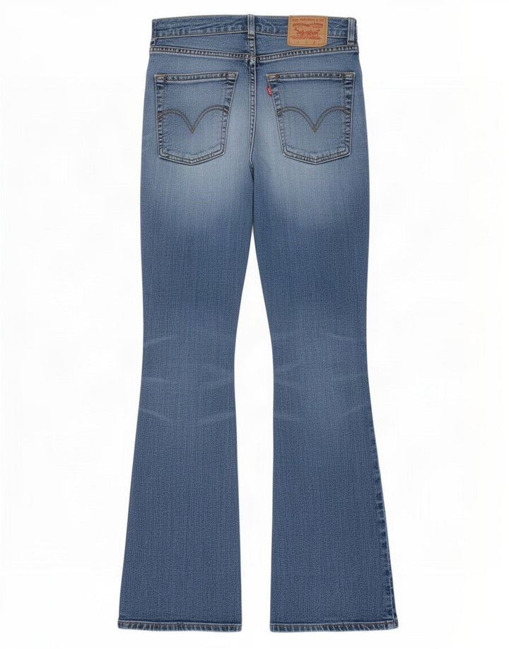 Levi's Dame 525 Bootcut Jeans W32 L34 Blå Bomuld