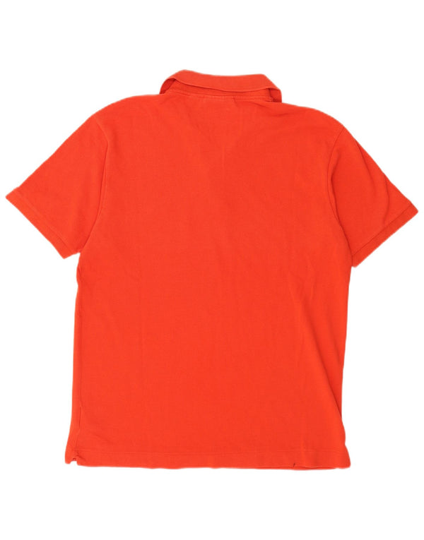 LACOSTE Poloshirt til mænd i klassisk pasform størrelse 4 Medium Orange Bomuld