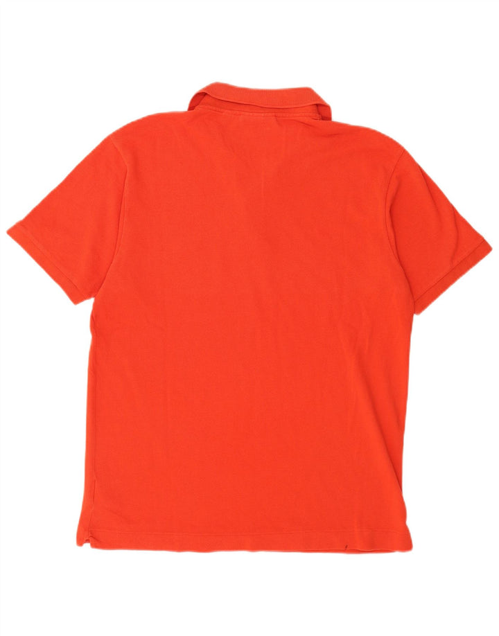LACOSTE Poloshirt til mænd i klassisk pasform størrelse 4 Medium Orange Bomuld