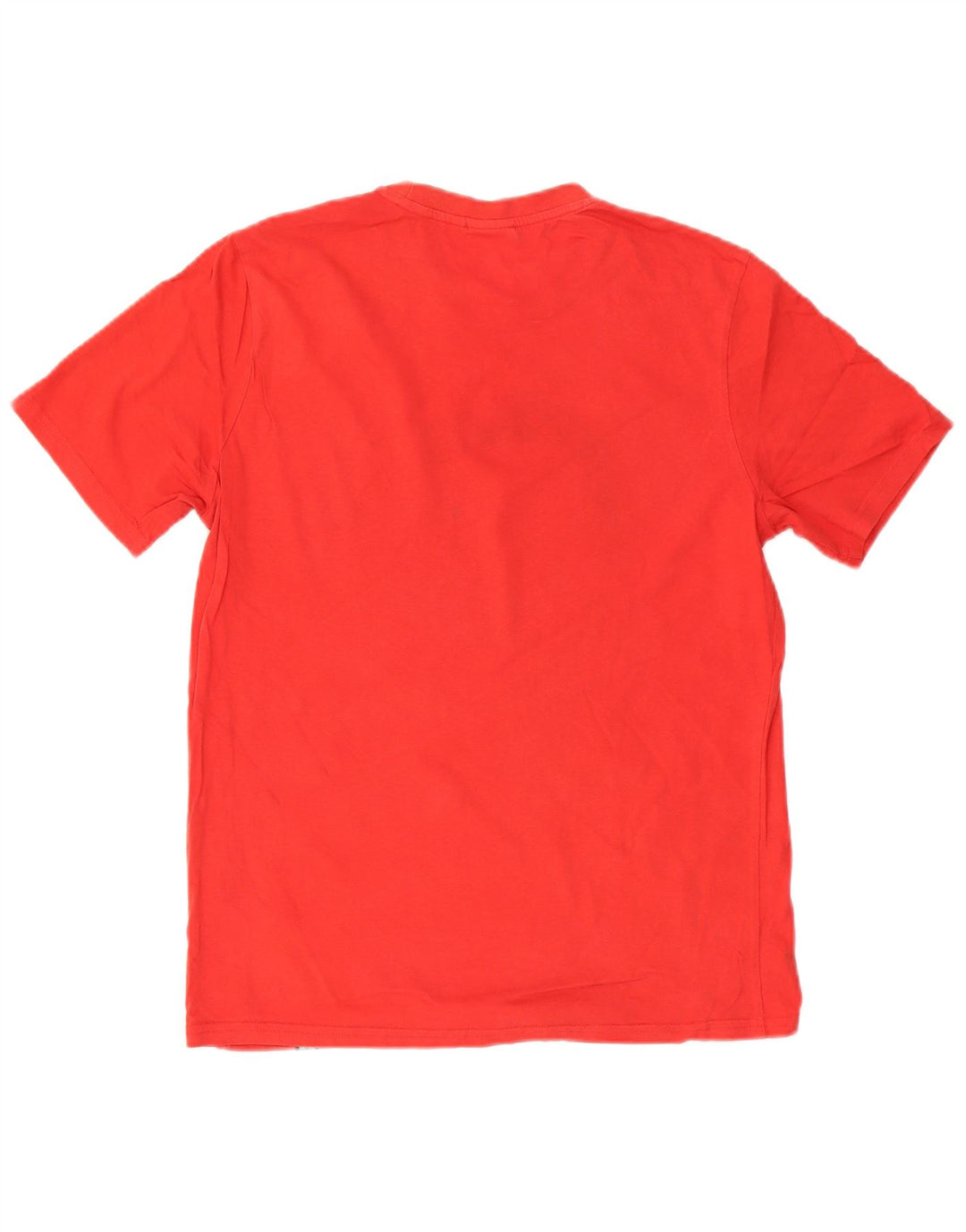 ELLESSE Herre grafisk T-shirt Top Medium Rød Bomuld