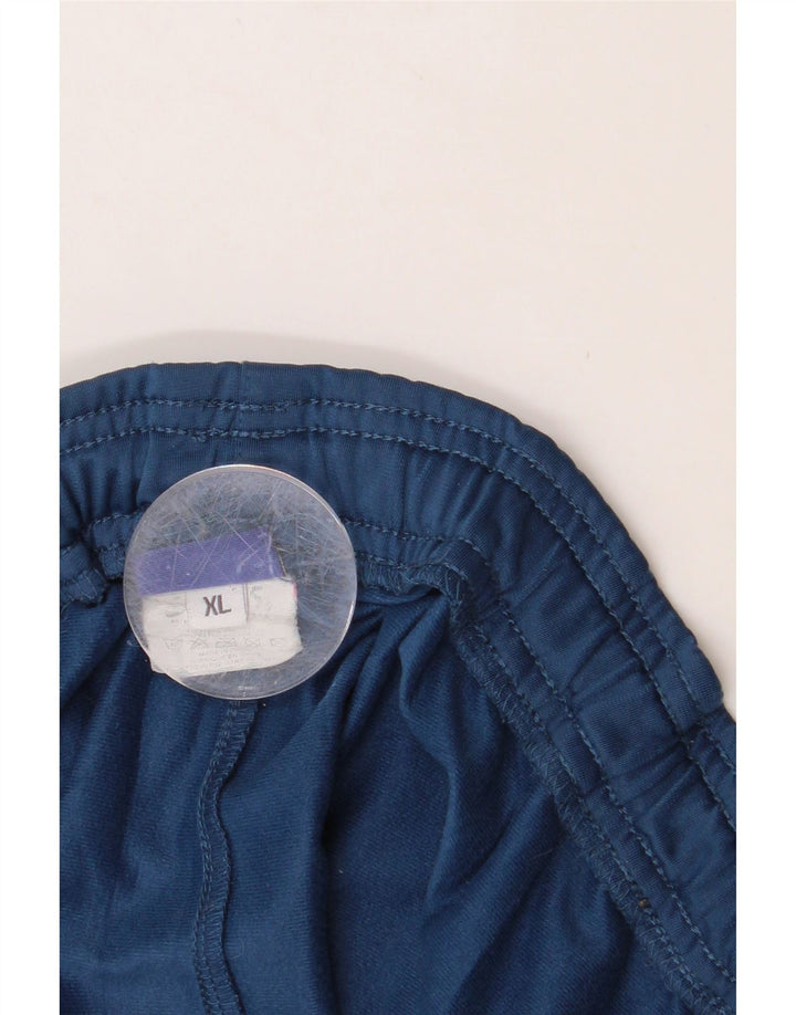 ASICS Mens Tracksuit Trousers XL  Navy Blue Polyester Vintage Asics and Second-Hand Asics from Messina Hembry 