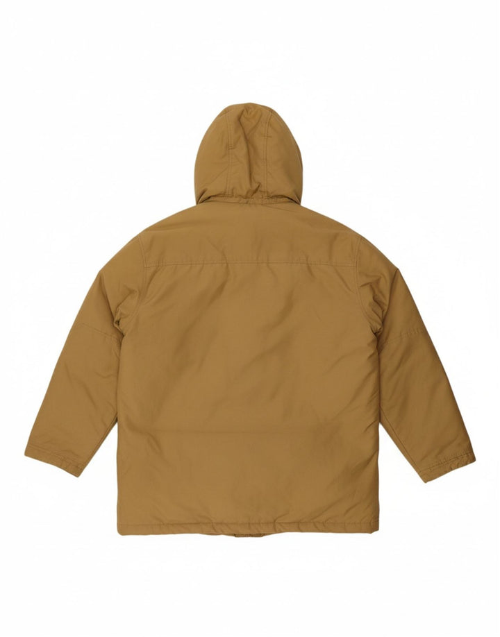 MARLBORO CLASSICS Mens Hooded Windbreaker Jacket UK 40 Large Beige