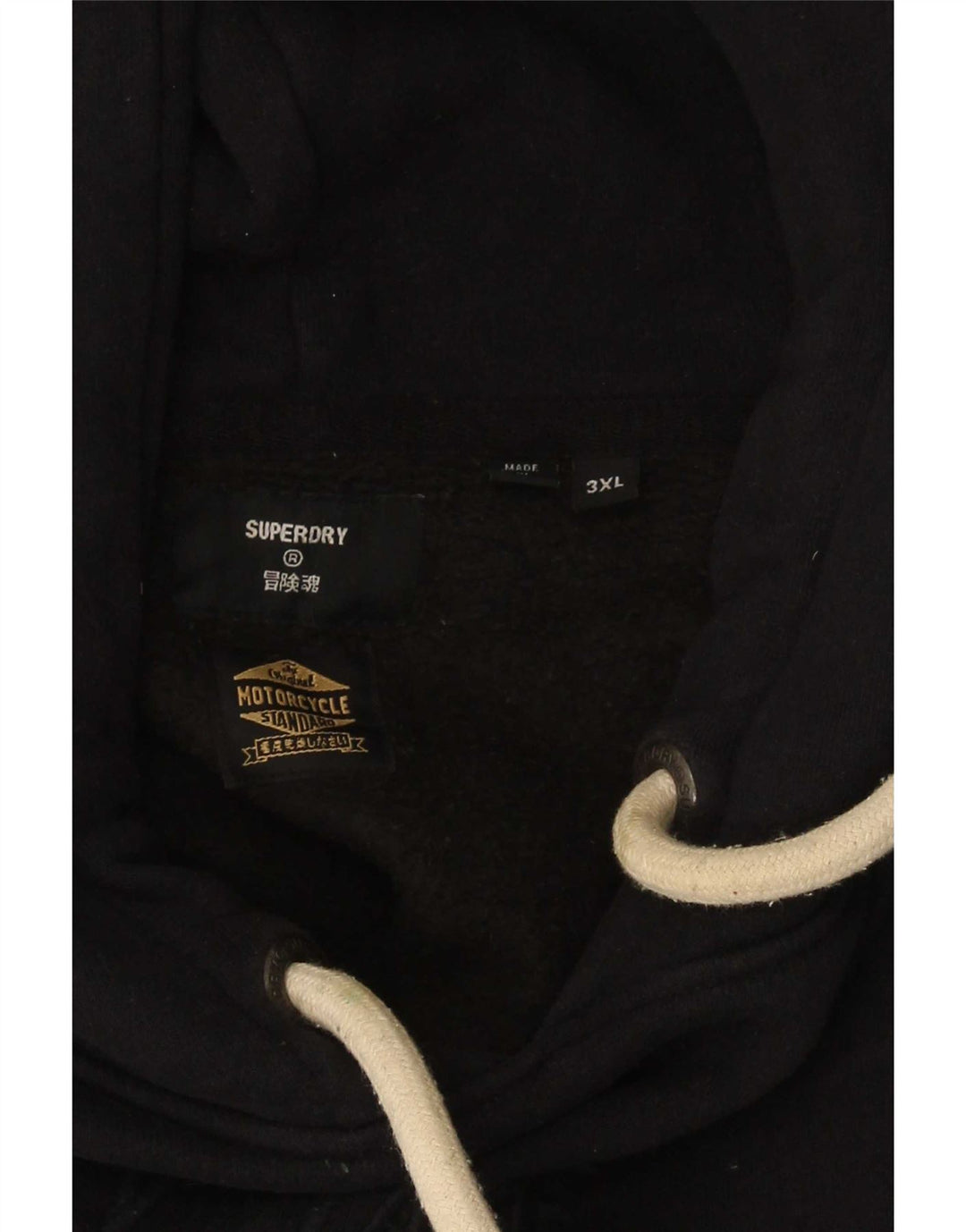 Superdry Grafisk hættetrøje til mænd 3XL Sort