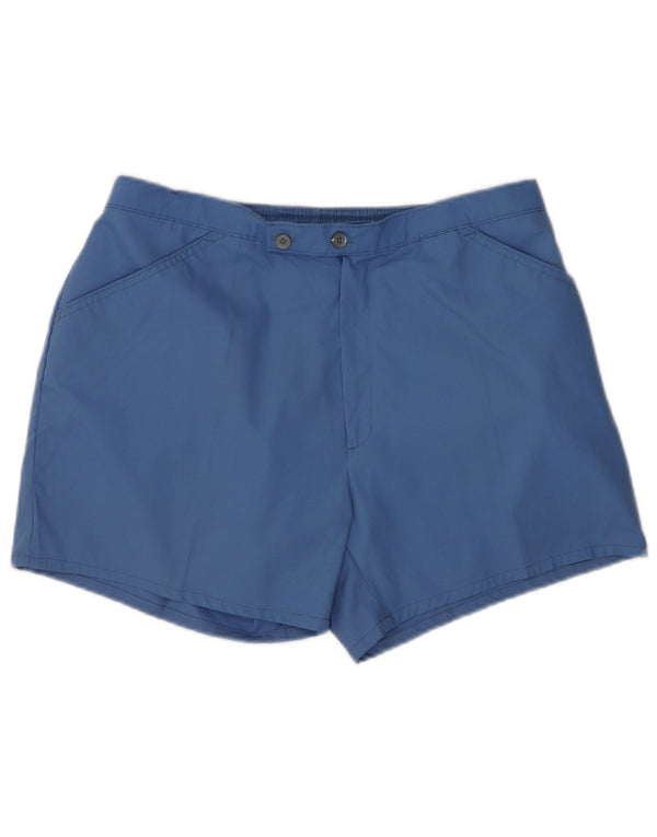 VINTAGE Chino Shorts til mænd IT 54 2XL W32 Blå Polyester