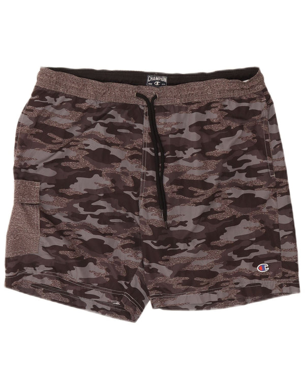 Champion Herre svømmeshorts 2XL Grå Camouflage