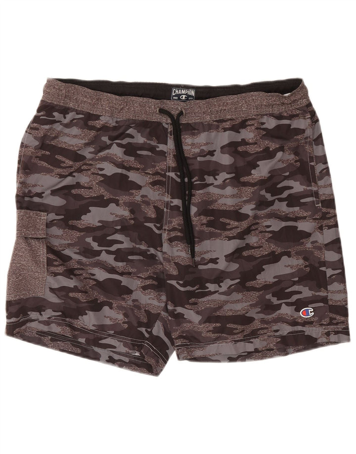Champion Herre svømmeshorts 2XL Grå Camouflage