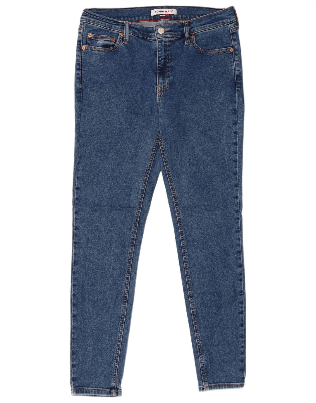 TOMMY HILFIGER Womens Skinny Jeans W32 L30 Blue