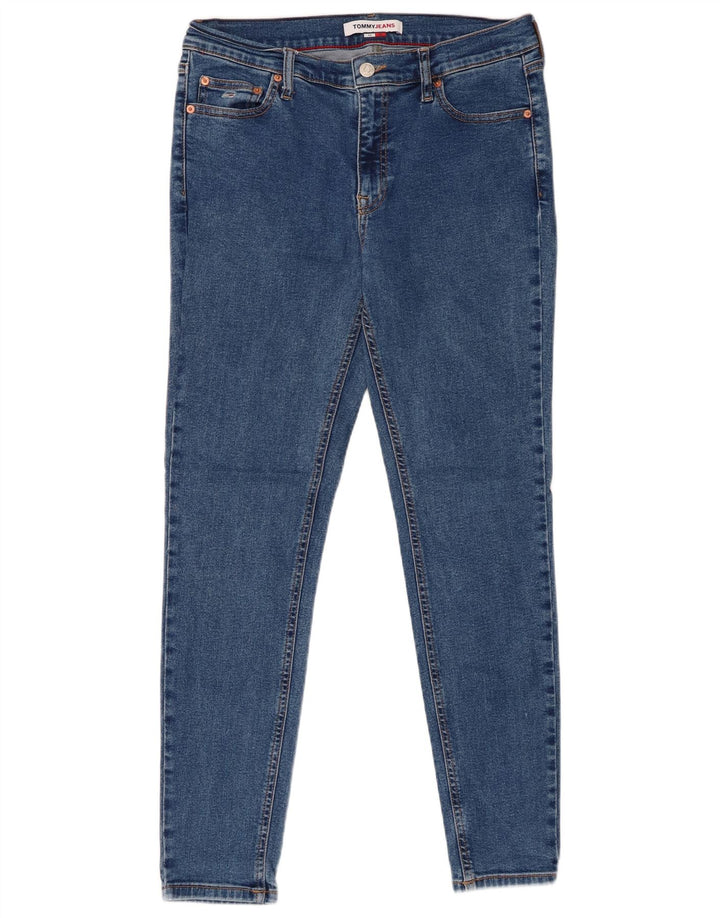 TOMMY HILFIGER Womens Skinny Jeans W32 L30 Blue