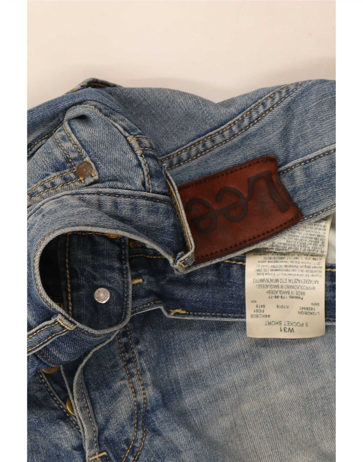 Lee Herre denimshorts W31 Medium Blue Bomuld