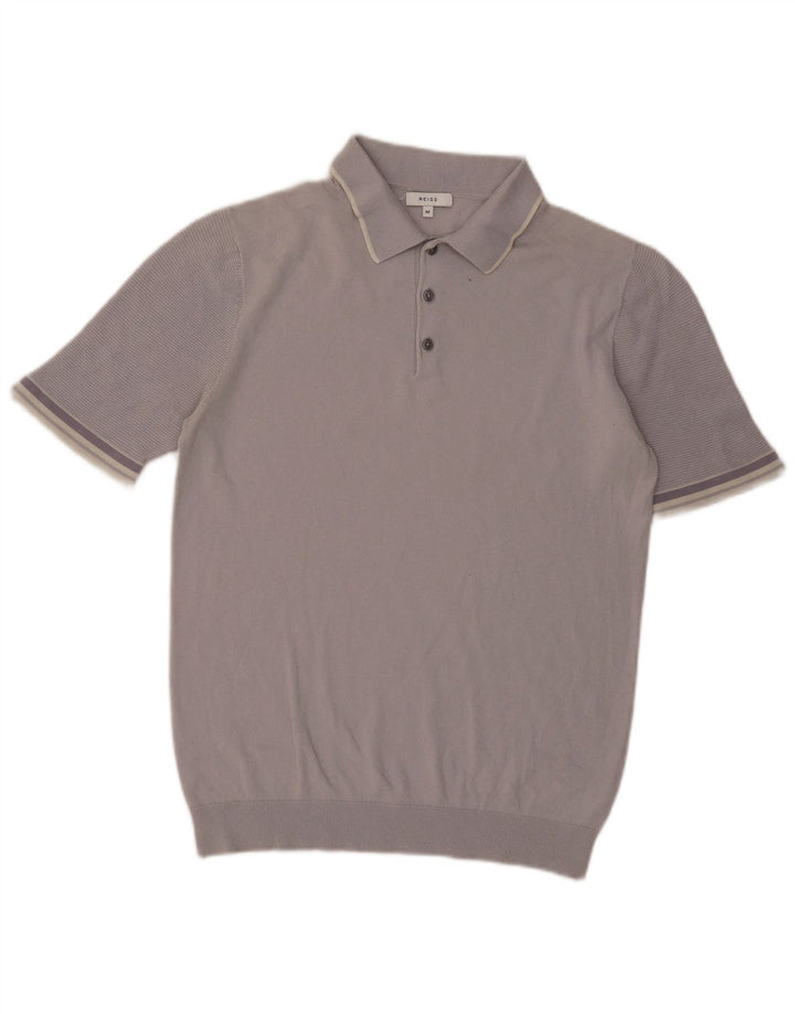 Reiss herre poloshirt mellemgrå bomuld
