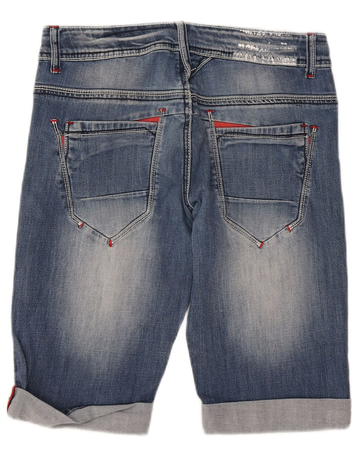 Vintage denimshorts til kvinder IT 44 Medium W32 blå bomuld