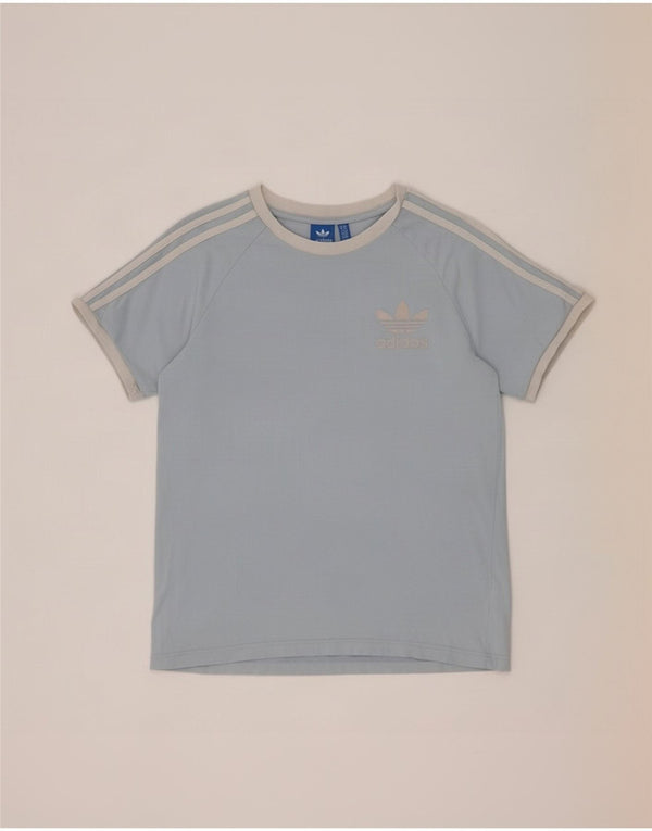 Adidas Mens T-Shirt Top Medium Blue Cotton
