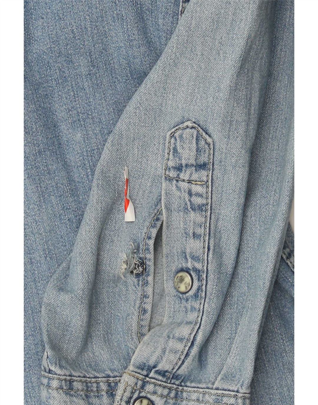 Wrangler denimskjorte til mænd 2XL blå bomuld