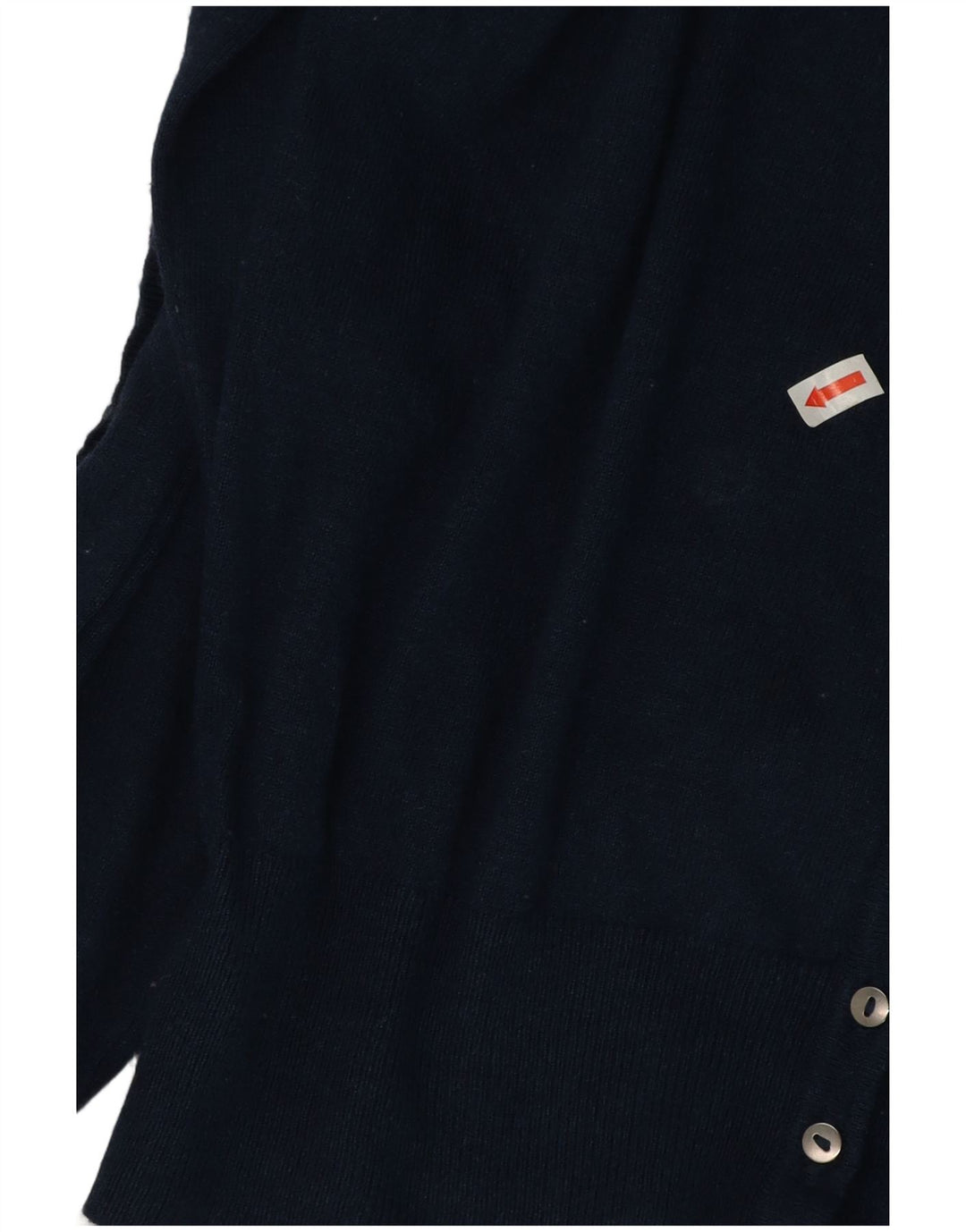 Marks & Spencer Dame Cardigan Sweater UK 12 Medium Navy Blue Viscose
