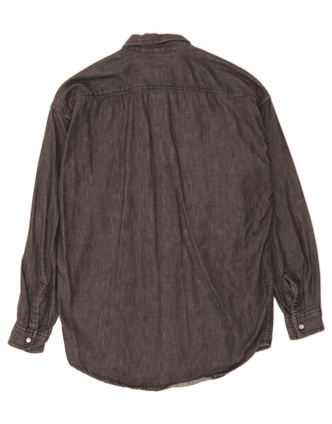 AMERICANINO Mens Denim Shirt Medium Grey Cotton Vintage Americanino and Second-Hand Americanino from Messina Hembry 