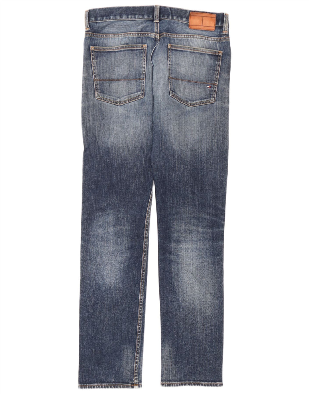 Tommy Hilfiger Herre Bleecker Straight Jeans W32 L32 Blå Bomuld