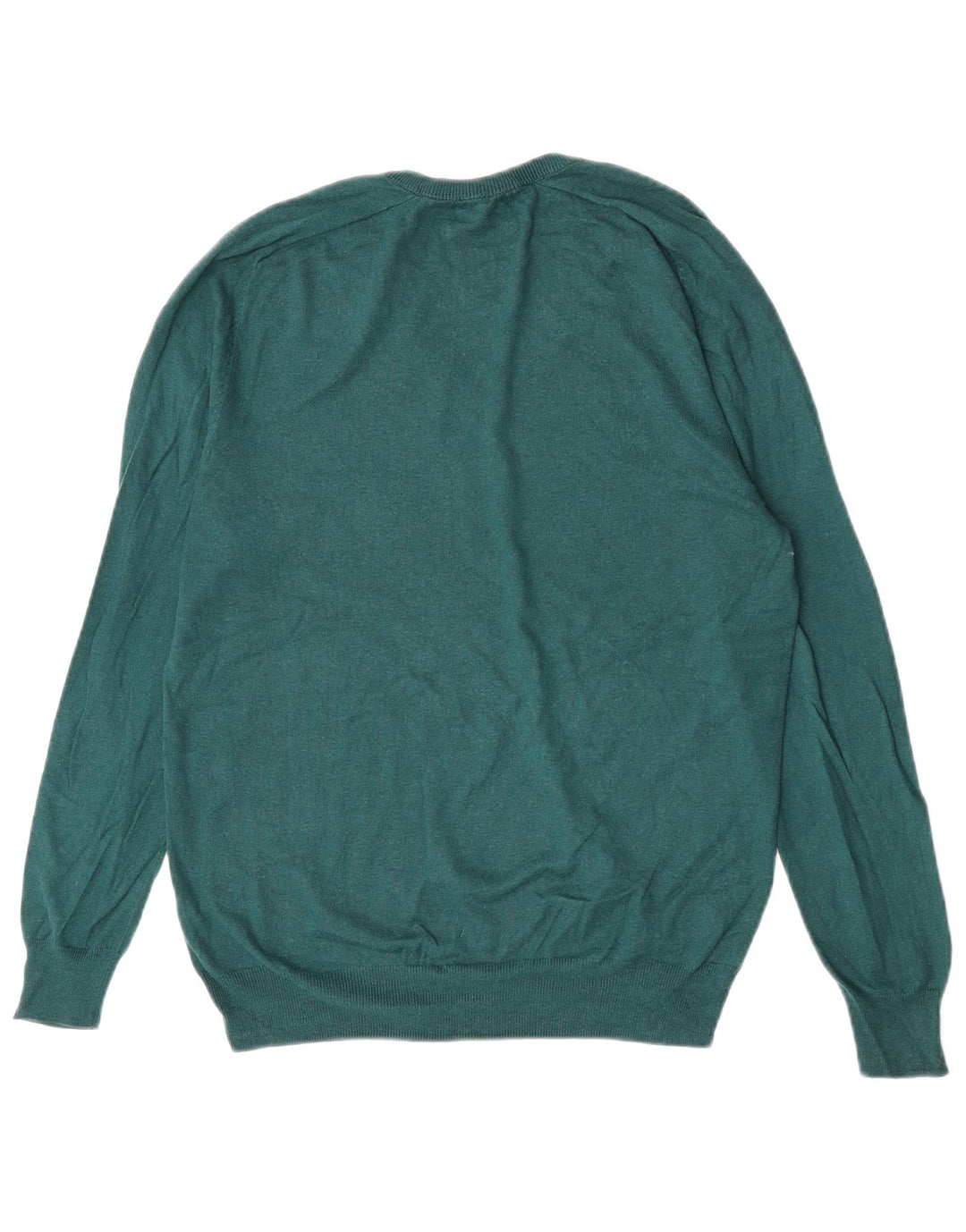 Massimo Dutti Herre V-hals sweater Lille Grøn Silke