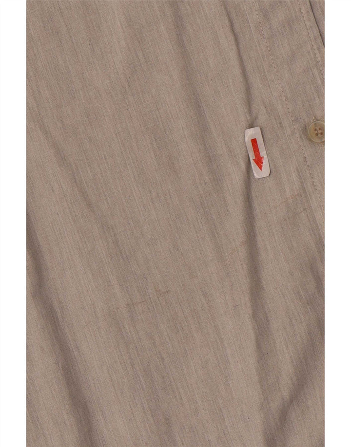 Levi's Kortærmet Herreskjorte XL Grå Bomuld