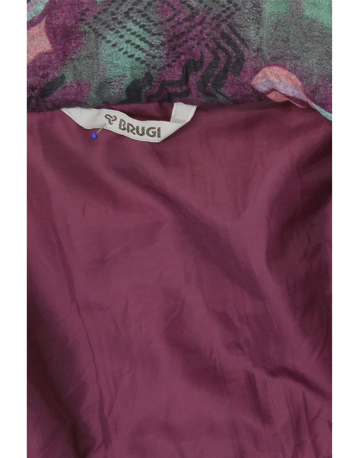 Brugi Herre abstrakt mønster vindjakke UK 42 XL Flerfarvet