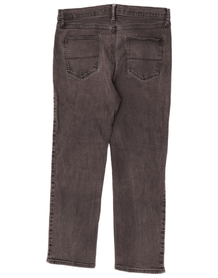 Marks & Spencer Straight Jeans til mænd W36 L31 Grå bomuld