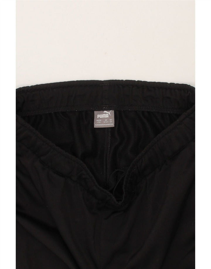 PUMA Boys Tracksuit Trousers 13-14 Years  Black Polyester Vintage Puma and Second-Hand Puma from Messina Hembry 