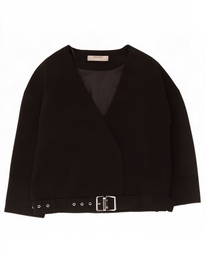 Zara Dame Blazer Jacket UK 14 Medium Sort