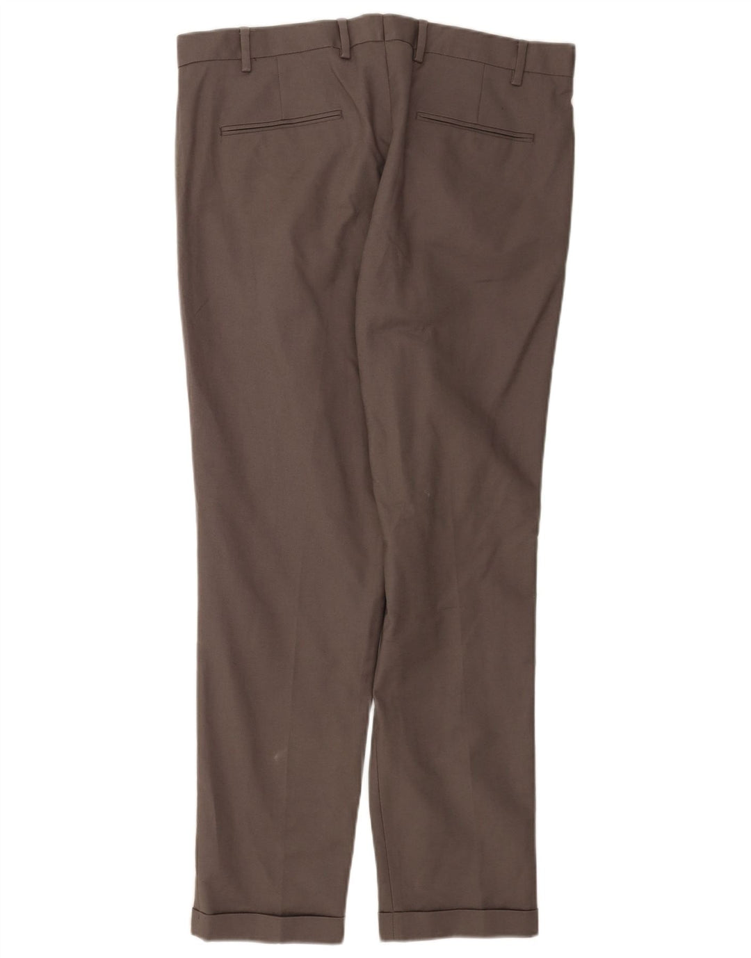 Marks & Spencer Herre Slim Suit Bukser W36 L31 Grå Bomuld