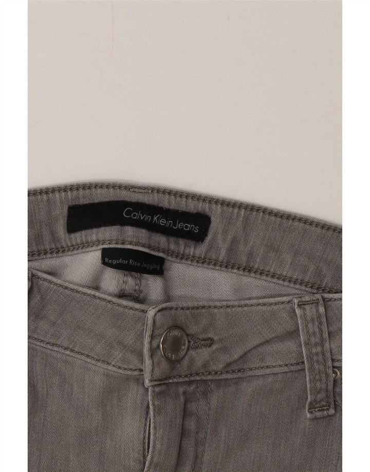 Calvin Klein Dame Jegging Jeans W30 L31 Grå