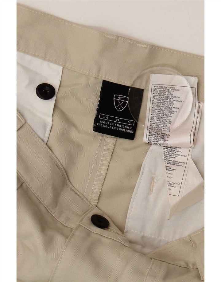 Nike Chino Shorts til mænd W34 Large Beige Polyester