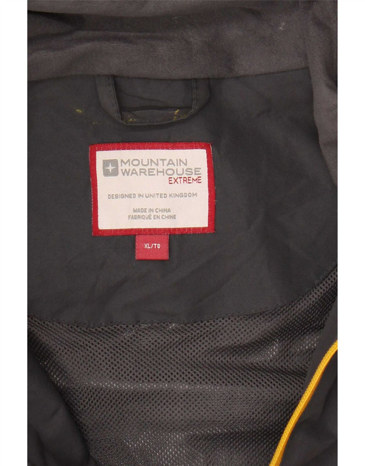 Mountain Warehouse Herre Hooded Windbreaker Jacket UK 42 XL Grå Polyester