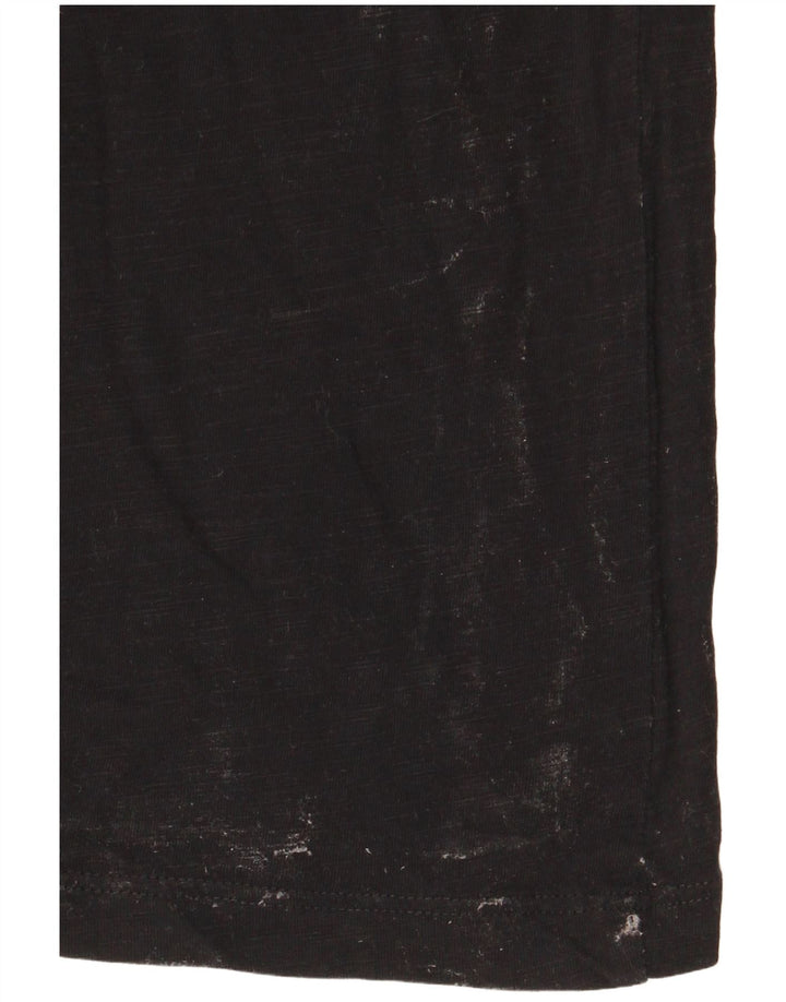 JACK & JONES Herre T-Shirt Top XL Sort Bomuld