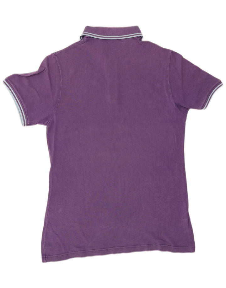 FRED PERRY Poloshirt til mænd Medium lilla stribet bomuld