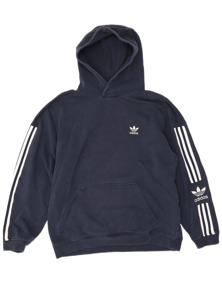 Adidas Grafisk hættetrøje til mænd mellem marineblå