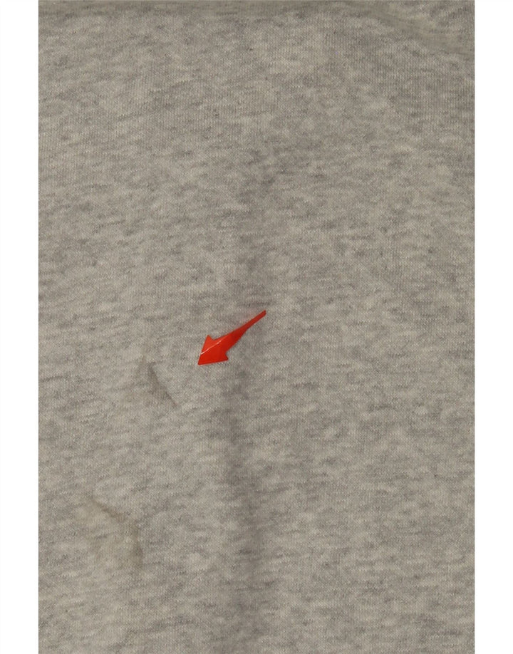 PUMA Womens Zip Hoodie Sweater UK 10 Small Grey Flecked